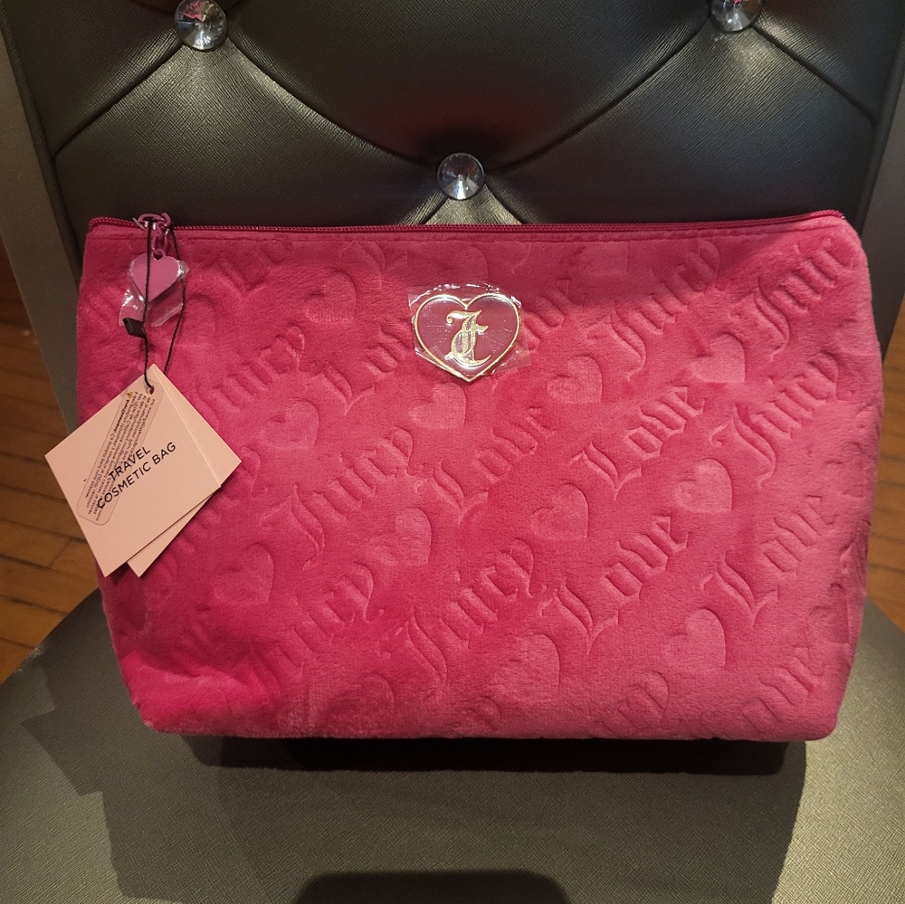 Juicy Couture Pink Cosmetic Bag